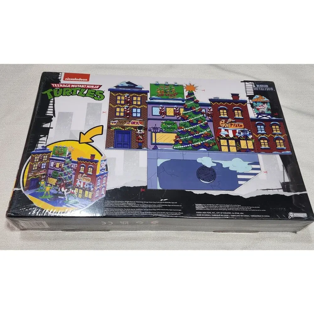 Ninja turtles Christmas Advent calendar 24 Die-cast Nano metalfigs 1:1